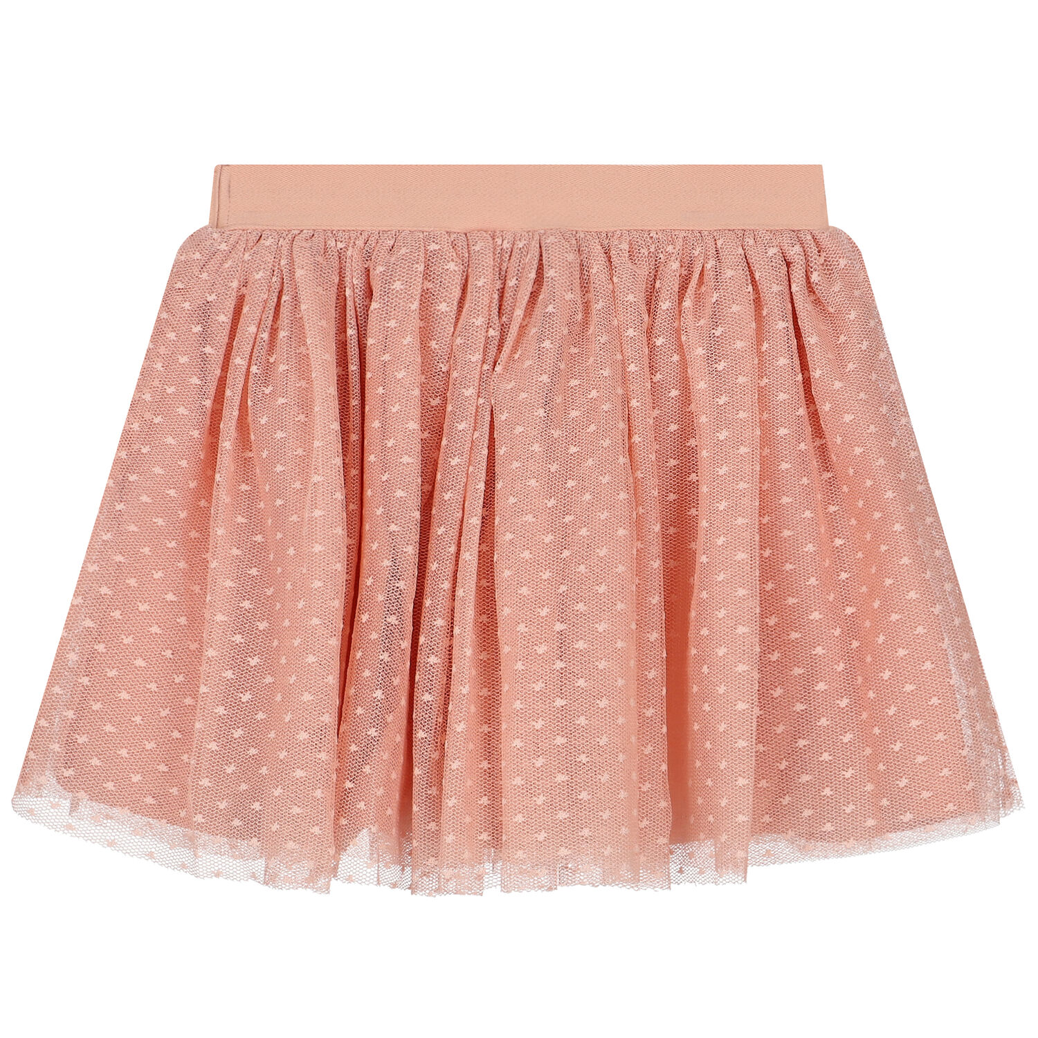 Girls Beige & Pink Tulle Skirt Set, 1, hi-res image number null